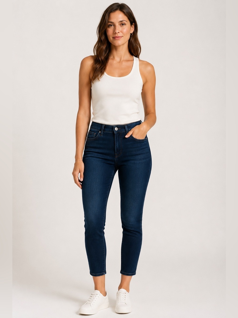PAIGE Margot Crop High-Rise Skinny Jeans